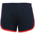 thumbnail image 1 of American Apparel- Pantalones cortos de algodón casual/de deporte para mujer (Azul marino/Rojo), 1 of 1