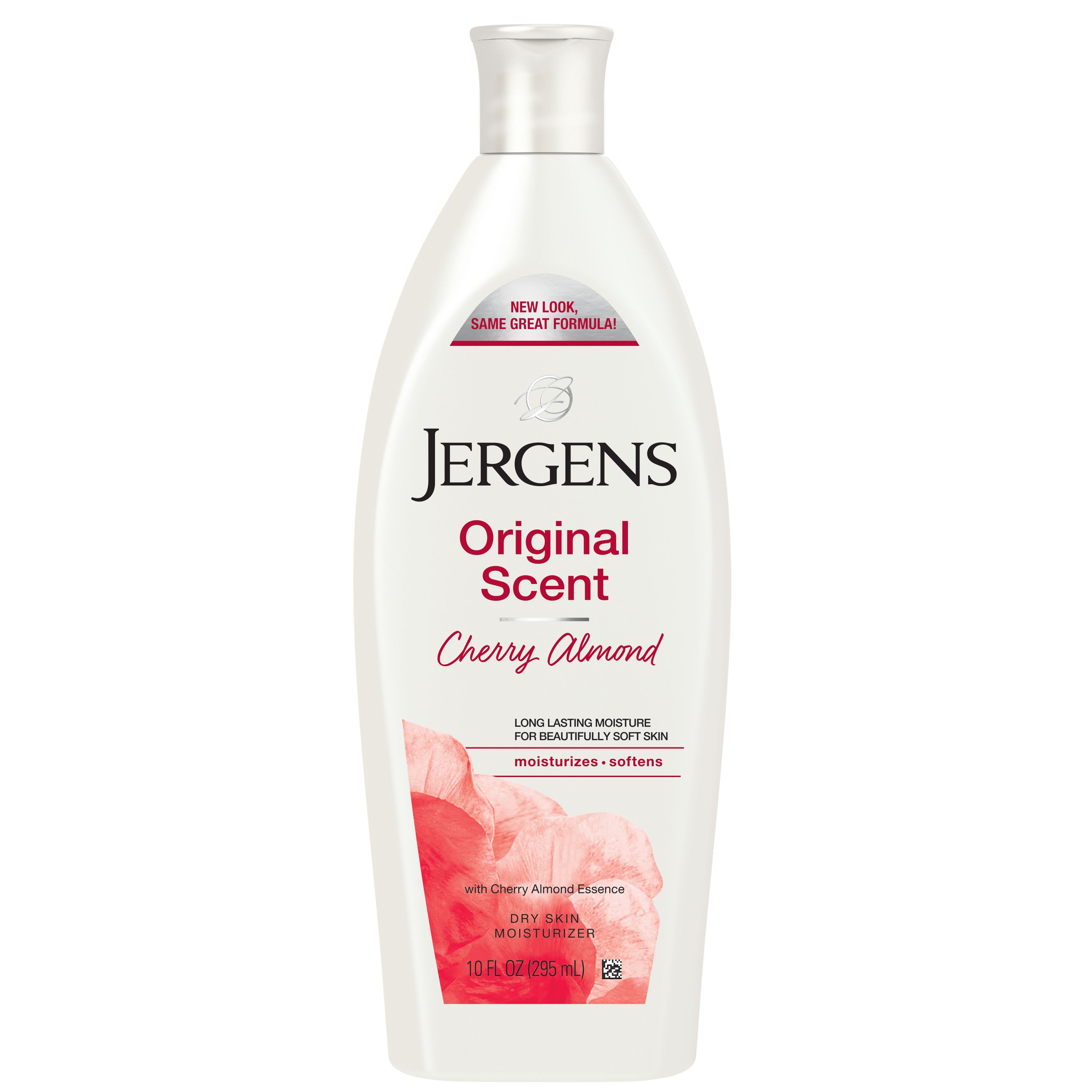 Jergens Original Scent Dry Skin Lotion with Cherry Almond Essence, 10