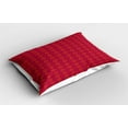 thumbnail image 2 of Ambesonne Eastern Pillow Sham 2 Pack, Sun Inspired Ethnic, 36"x20", Scarlet and Maroon, 2 of 3