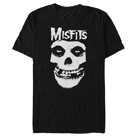 Men's Misfits Classic Fiend Skull Logo Graphic Tee Black X Large