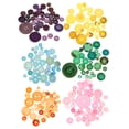 thumbnail image 1 of 6 Packs Round Buttons Craft Button Resin Sewing Buttons Round Resin Buttons for Crafts Sewing, 1 of 8