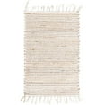 thumbnail image 1 of Unique Loom 3155882 2 x 3 ft. Chindi Jute Rectangular Rug, Beige, 1 of 1