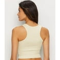 thumbnail image 2 of Women's Bra:30 SPORTY Bra30 1/2 Tank Rib Top (Eggnog 2X), 2 of 2