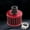 Red, variant on Arghm Universal Small Toadstool Head Intake Filter with 12mm Air Filter Clamp, Compatible with Car Modifications, Available in Black, Blue, Red, Silver