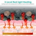 thumbnail image 4 of Moclever Electric Abdominal Massager with Bian Stone Kneading 5 Modes 3 Heat 3 Speeds Cordless Belly Massager for Period Cramps Bloating Indigestion, 4 of 13
