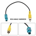 thumbnail image 3 of Male RCA for Mercedes Comand Reverse Camera Retention Cable Radio Adaptor, 3 of 7