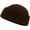 Brown, variant on Classic Warm Winter Fisherman Beanie Hats Acrylic Ribbed Knit Cuff Daily Cap