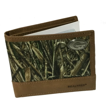 - Ncaa Georgia Bulldogs Nylon Leather Realtree Passcase Bifold Wallet