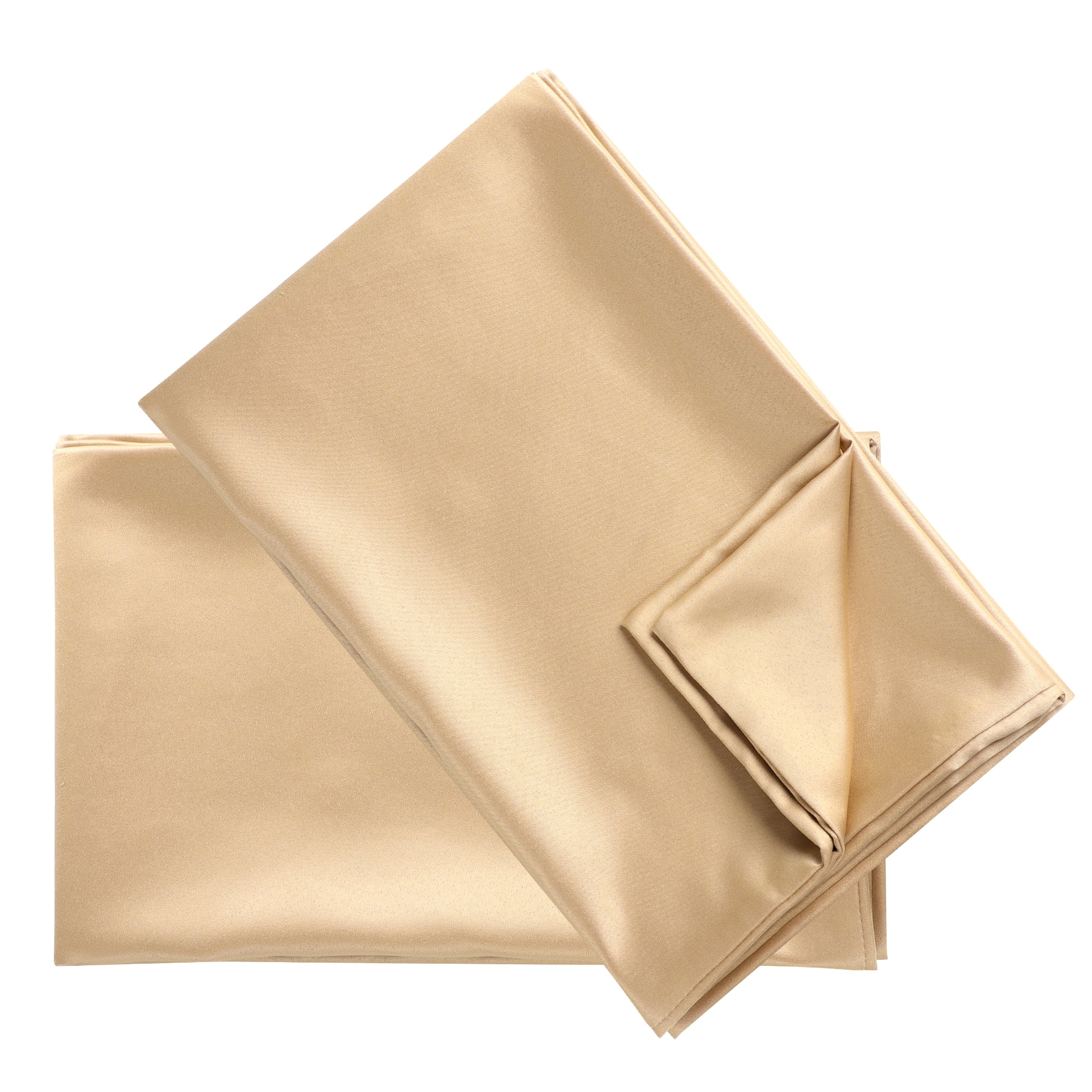 Unique Bargains 4 Pack Satin Pillowcases for Hair and Skin, Taupe King