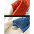 thumbnail image 5 of Titaking Men's Casual Knit Pullover Sweater Fleece Lined Soft Elasticity Beige Green XXL, 5 of 6