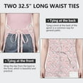 thumbnail image 6 of Unicorn Rainbow Cloud Moon Star Apron-Garden Aprons for Women with Pockets-Cotton Linen Waterproof Kitchen Cooking Gardening Aprons Adjustable for Kitchen,Cooking,BBQ and Salon 33x27 Inch, 6 of 7