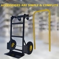 thumbnail image 7 of Heavy Duty 2-in-1 Convertible Hand Truck & Platform Dolly Cart – 800LB Capacity, 8" Non-Flat Wheels, Adjustable Handle, 7 of 7