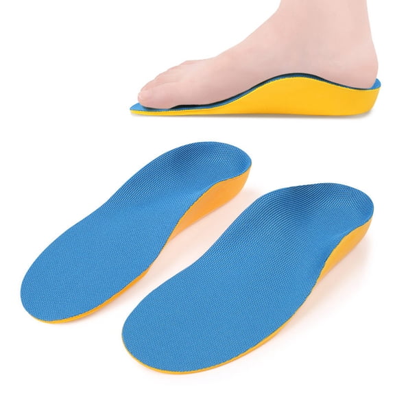 Children Orthopedic Shoe Inserts, Arch Support for Flatfoot, High Arch, Overpronation & Underpronation Correction, 1 Pair