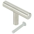 thumbnail image 6 of 1Pc Kitchen Cabinet Pulls Furniture Drawer Handles Stainless Steel T Bar Straight Wardrobe Door Knobs Silver Cupboard Handle 2 Inches, 6 of 9
