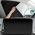 thumbnail image 7 of Tutuviw 4Pcs Car Window Shades 4 Pcs Front&Back Magnetic Car Window Shade Sunshades Privacy Curtains Keeps Cooler for Baby Kids Sleeping(Titanium Silver), 7 of 7