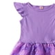 thumbnail image 4 of Vestido de Fiesta de Navidad para Niñas Vestido de Princesa Lindo Vestido de Manga Corta para Navidad Vestido de Bebé Niña Fiesta Informal O Sesión Fotográfica, 4 of 6