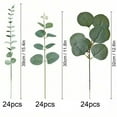 thumbnail image 3 of Artificial Flowers under $5! kkbbma 72 Pcs Mixed Eucalyptus Leaves Stems Bulk Artificial Silver Dollar Picks Faux Branches for Vase Bouquets Floral Arrangement Wreath Farmhouse Rustic Greenery Decor, 3 of 6