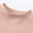 thumbnail image 4 of Ltctricy Children's Thermal Shirts Girls Boys Long Sleeve Mock Neck Fleece Lined Base Layer Tops Fall Winter Warm Clothes(Khaki,10-11 Years), 4 of 5