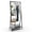 Black+Brown, variant on Industrial Coat Rack with Mirror, Multifunctional Wall Mounted Hall Tree with Shoe Storage & Hooks, Space-Saving Entryway Organizer for Living Room Bedroom Hallway, Rustic Brown & Black