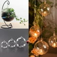 thumbnail image 4 of 4pcs 6/8/10/12Cm Creative Clear Glass Round Hanging Candle Tea Light Holder Home Globe Shape Glass Candlestick Tea Light Holder (12CM,4pcs), 4 of 6