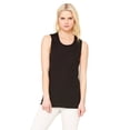thumbnail image 1 of The Bella + Canvas Ladies Flowy Scoop Muscle Tank Top - BLACK - M, 1 of 1