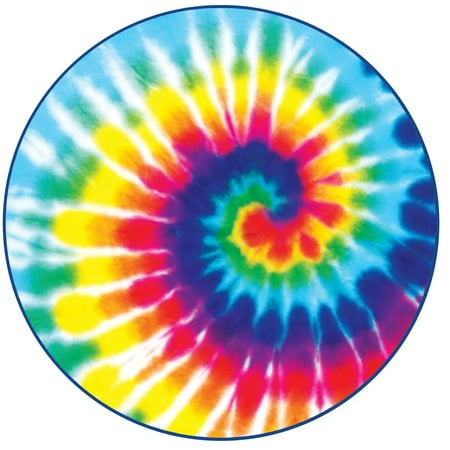 Mainstays 58u0022 Round Tie Dye Beach Towel, 1 Each