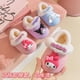 thumbnail image 3 of Zapatillas Kawaii Sanrio Kuromi My Melody Cinnamoroll para niños, zapatos impermeables a prueba de frío para el hogar, zapatos de algodón para niñas, 3 of 3