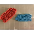 thumbnail image 3 of Hello Summer Cookie Cutter- Fast Shipping - Sharp Edges - Exceptional Quality, 3 of 5