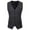 Black, variant on Yaoyar Men's Suit Vest Business Winter Formal Dress Waistcoat Solid Color Vest for Suit Tuxedo Suit Waistcoat Vest Jacket Coat Gray S