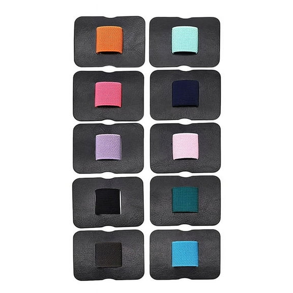 10Pack Pen Holder for , Elastic Pen Holder Pen Holder for Clipboard, Planner Pen Holder Random Color 6.5X5cm