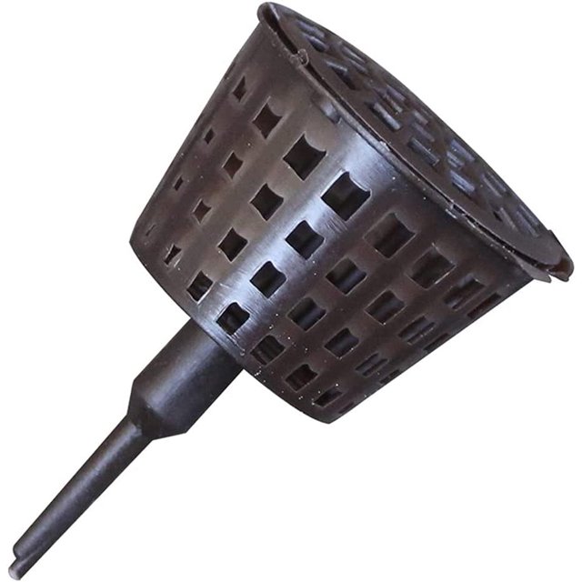 10 Uds. Cestas de fertilizante de malla, macetas portátiles para acuario, jardín, vivero con tapa, tazas de nutrición para plantar para suculentas, orquídeas, bonsái JFHHH pequeña