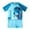 Blue, variant on Snorda Kids Boys Girls Floatation Swimsuit with Buoyancy Baby Float Suit Swim Short Sleeve One Piece Swimwear Bathing Suit