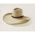thumbnail image 2 of Popp, Grace 18x15 White Modern Wood Framed Museum Art Print Titled - Cowboy Hat I, 2 of 4