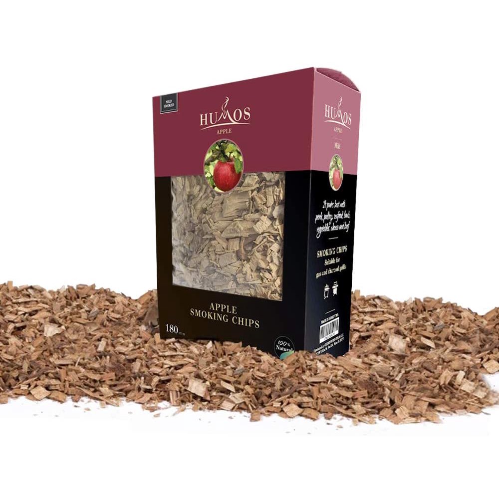 HUMOS Apple BBQ Smoking Chips. 100 Natural selected woods from