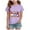 A17-Purple, variant on Girls Shirts Short Sleeve Shirt for Girls Soft Cotton Tees Kids Tshirts Clothes Summer Tops T-Shirt(Dark Gray,5-6 Years)