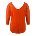 thumbnail image 3 of Tejiojio Christmas Matching Autumn And Winter New Long-Sleeved Christmas Wine Glass V-neck T-shirt, 3 of 3