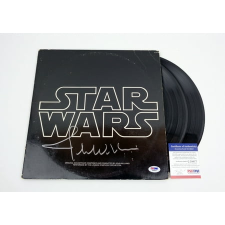 John Williams Signed Autograph Star Wars OST Soundtrack Vinyl Record PSA/DNA COA