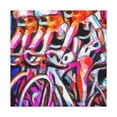 thumbnail image 1 of Bike Riders Expressionism - Canvas, 1 of 10