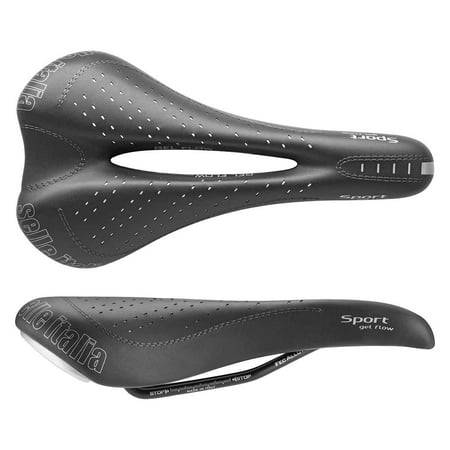 Selle Italia Sport Gel Flow Bicycle Saddle - Black -