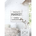 thumbnail image 5 of Marmont Hill Market Is Open White Wood Wall Art, 5 of 7