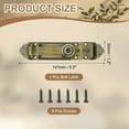 thumbnail image 2 of Uxcell Barrel Bolt Latch, Slide Door Lock Zinc Alloy Gate Door Catch Bolt Latch Bronze 5 Inch, 2 of 7