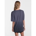 thumbnail image 3 of No Boundaries Beatles Abbey Road Graphic Boyfriend Tee, Women's Sizes XXS-XXL, 3 of 5