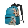 thumbnail image 2 of Gaeub Shells and Starfish School Backpack Waterproof Bookbag for Men Women College High School Bags, 2 of 8