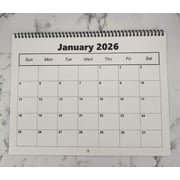 2026 Blank Calendar - 8.5" x 11" ( Lot of 3 ) Printed on HEAVY CARDSTOCK