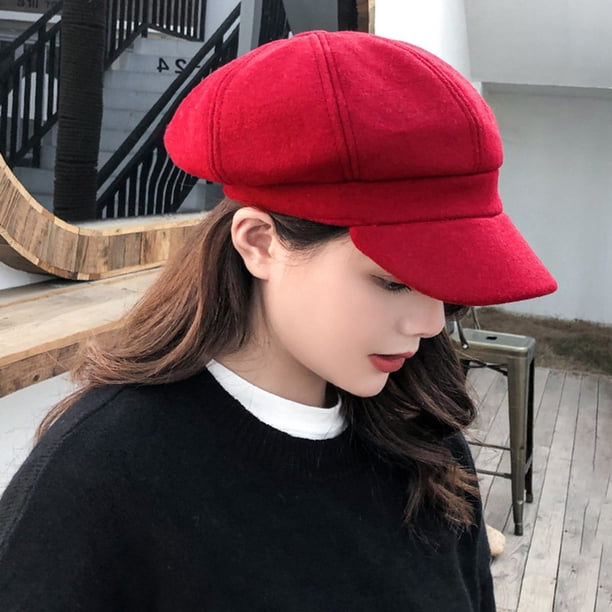 Yirtree Wool Newsboy Cap for Men Women - Classic Vintage  display picture 1