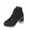 Black, variant on Juebong Boots Embroidered Thick Heel Elastic Women's Boots With Side Zipper Chelsea Booties