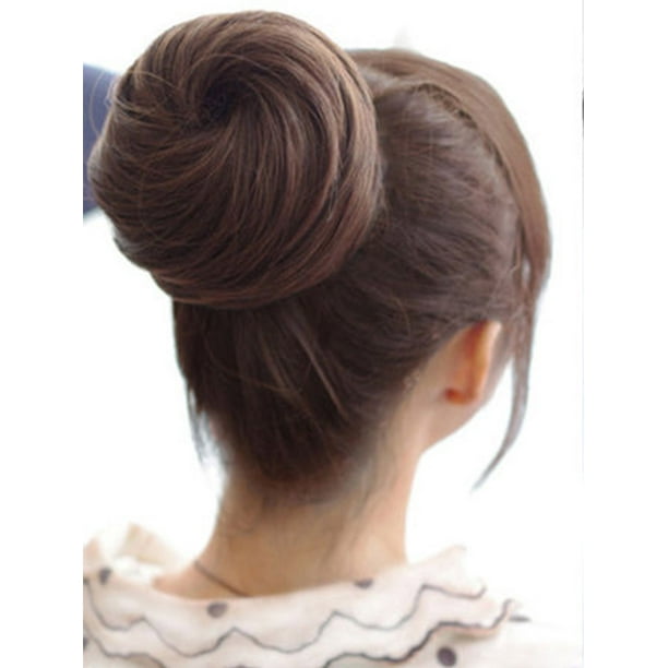 Florata Bridal Hair Bun Updo Scrunchy Scrunchie Real Human Hair Ribbon Ponytail Extensions Clips Straight Drawstring Hair Remy Topknot Knot Walmart Com Walmart Com