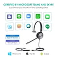 thumbnail image 4 of Auriculares USB Yealink UH36 con cable y micrófono con cancelación de ruido, 4 of 7