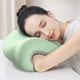 thumbnail image 5 of Almohada de cuello de espuma gris y verde, almohada de apoyo para dormir, descanso en escritorio y uso en el hogar, almohada de espuma de memoria de oficina para cuello - 30*18*24cm, 5 of 6