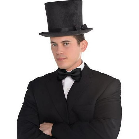 Deluxe Black Top Hat Adult Costume Accessory